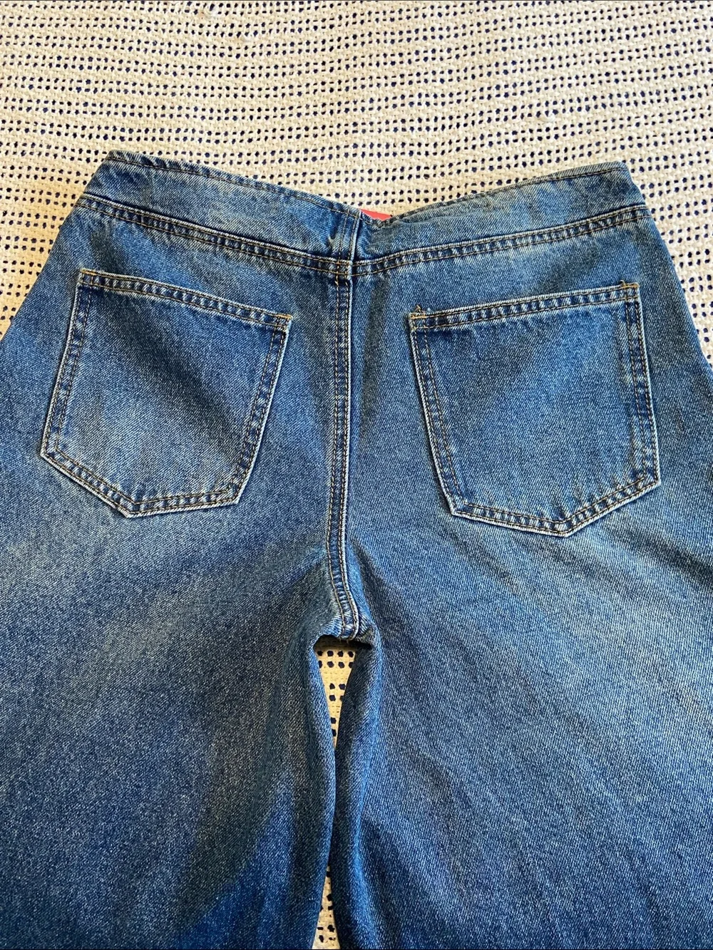Edikted ultra wide-leg denim jeans low to medium rise New Size Small